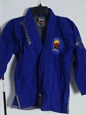 Gameness Feather 2.0 BJJ Gi Royal Blue Size A0 - Excellent Pre-owned Condition